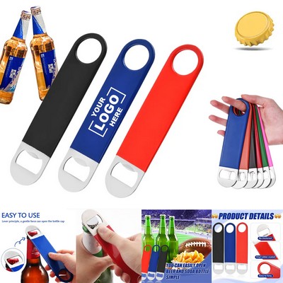 Vibrant Stainless Steel Bottle Opener