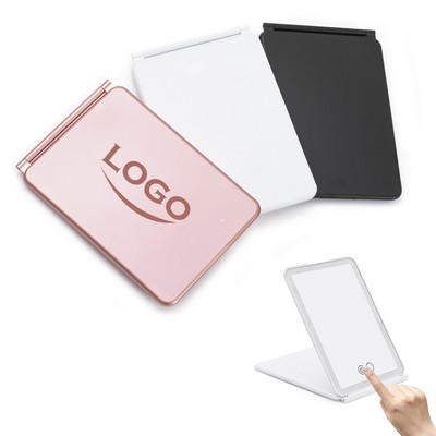 Folding Vanity Mirror With Light.