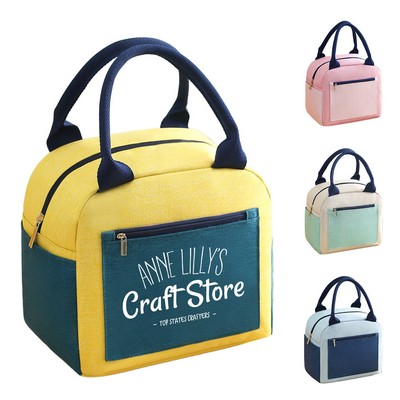 Insulated Aluminum-Lined Oxford Tote Bag