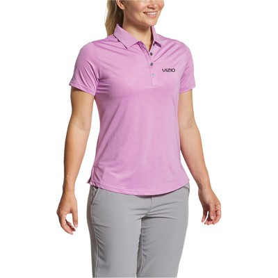 FootJoy Women's Speckle Short Sleeve Print Shirt