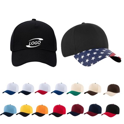 Adjustable Cotton Baseball Cap