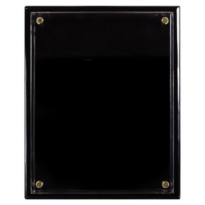 Black Piano Finish Floating Acrylic Plaque (9"x 12")
