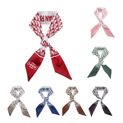 Versatile Scarf Tying for Bags & Hair