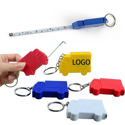 Truck Shape Tape Measure Keychain 1M/3Ft