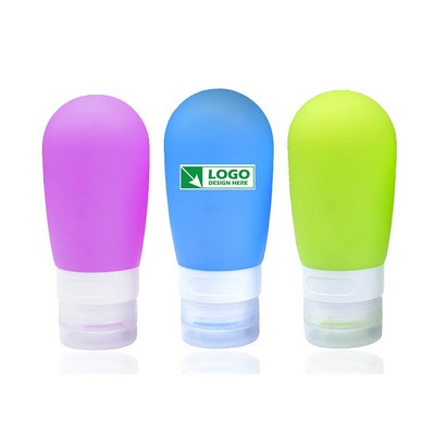 Leak Proof Squeezable Silicone Travel Bottles