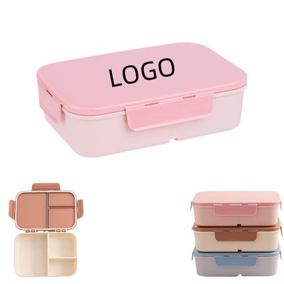 Flip-Top Compartmentalized Lunch Box