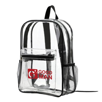 PVC Transparent Backpack (11'' X 5.1'' X 15'')