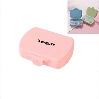 6 Section Pill Box