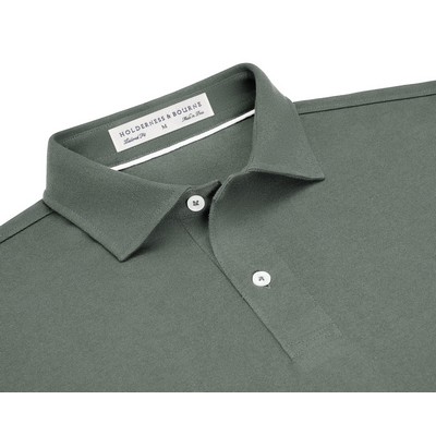 Holderness & Bourne Men's Neville Cotton-Stretch Pique Knit