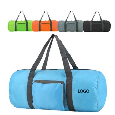 Polyester Foldable Duffel Bag Water Resistant Sports Gym Bag