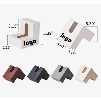 L-shaped Tissue Box