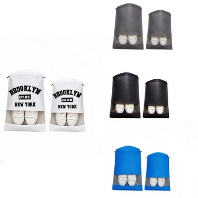 Thick non-woven fabric shoe storage bag