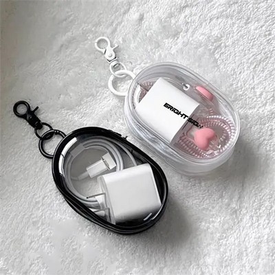 Transparent Waterproof Cable Organizer Bag