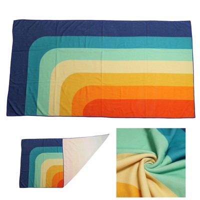 30"x 60" Sublimated Microfiber Beach Towel