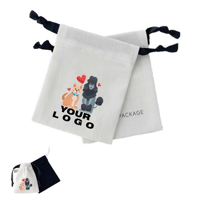 Cotton Drawstring Jewellery Bag