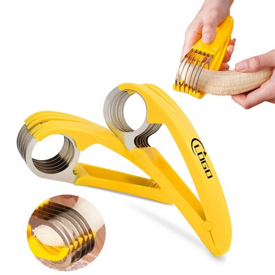 Banana Slicer Fruit and Vegetable Salad Peeler Cutter