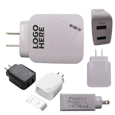 Wall Outlet Charger 2-Ports