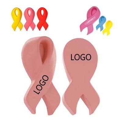 PU Stress Toy - Pink Ribbon for Breast Cancer