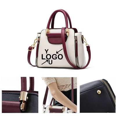 Vegan Leather Compact Shoulder Bag