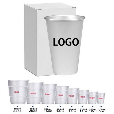 Multiple Capacities Outdoor Reusable Aluminum Cups