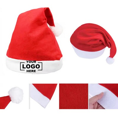 Plush Fabric Santa Hat