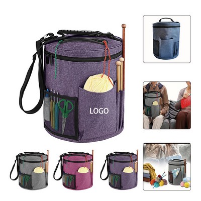 Compact Yarn Storage & Organizer Tote