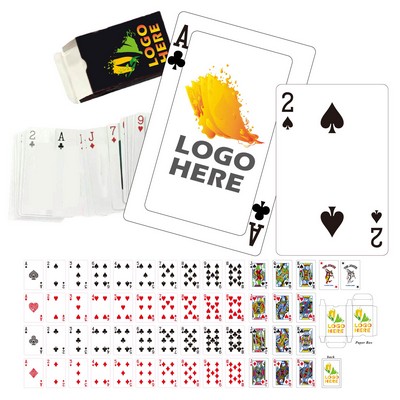 PVC Waterproof Custom Poker Playing Cards