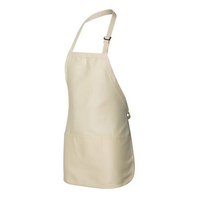 Medium Length Apron With Pouch