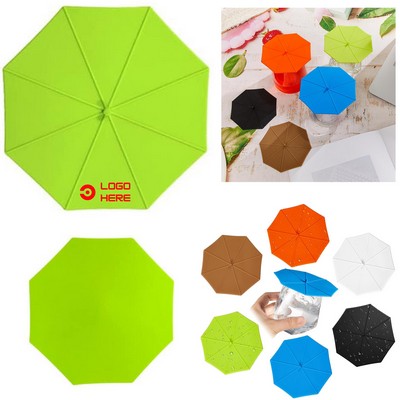 Creative Umbrella Silicone Cup Cover