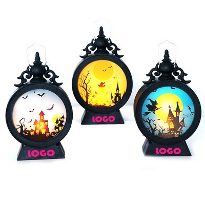 LED Candle Light Bell Shaped Halloween Lantern