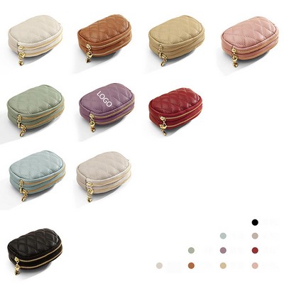 Leather Zip Coin Purse