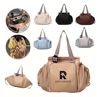 Multi-Functional Travel Diaper Crossbody Shoulder Bag Backpack