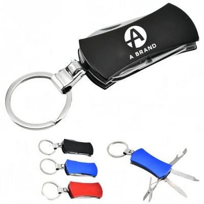 4-in-1 Folding Knife Keychain