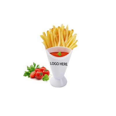 French Fries and Dip Sauce Snack Holder
