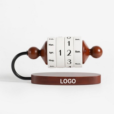 Luxury Retro Desktop Perpetual Calendar Ornament For Home