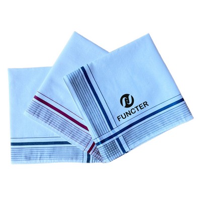 Cotton Handkerchief Square Hanky 15.7 Inch
