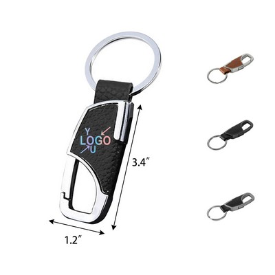 Vintage Leather Key Ring