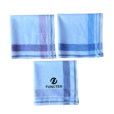 15.7 Inch Square Cotton Handkerchief Hanky