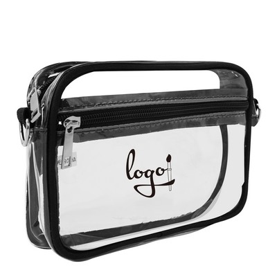 Clear Crossbody Purse with Adjustable Strap