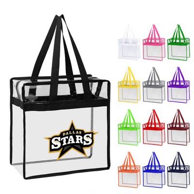 Approved Clear Zip Tote