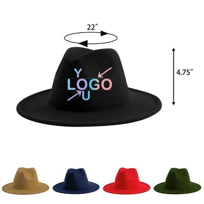 Wide Brim Fur Panama Hat