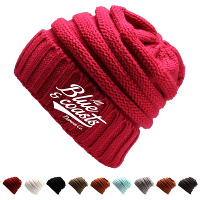 Outdoor Activity Warm Knit Beanie