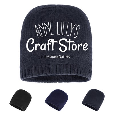 Warm Acrylic Knit Beanie