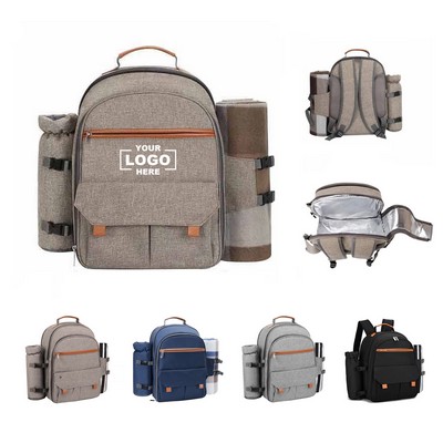 Picnic Backpack With Blanket