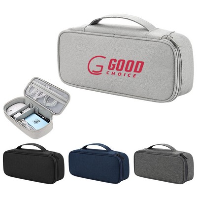 Portable Electronics Organizer Bag