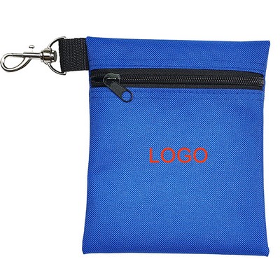 Nylon Golf Accessory Storage Pouch