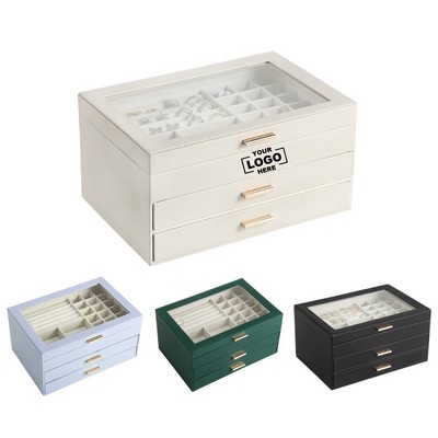 Luxury Multi-Layer Drawer Jewelry Organizer Box
