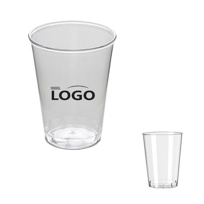 8oz Clear Disposable PS Plastic Tumbler Cup