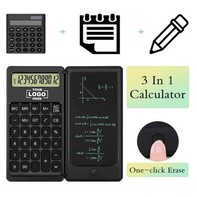 Solar Scientific Calculator with Writing Pad