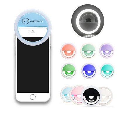 Rechargeable Clip-On Selfie Fill Ring Light